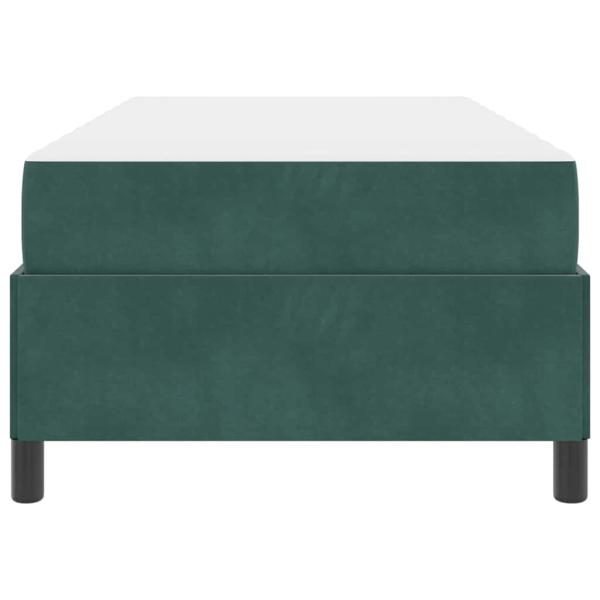 Bettgestell Sonstiges Weiß und Hellgrau 100 x 200 cm Samt