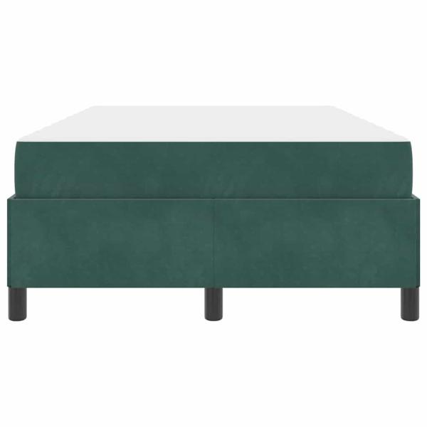 Bettgestell Sonstiges Weiß und Hellgrau 120 x 200 cm Samt