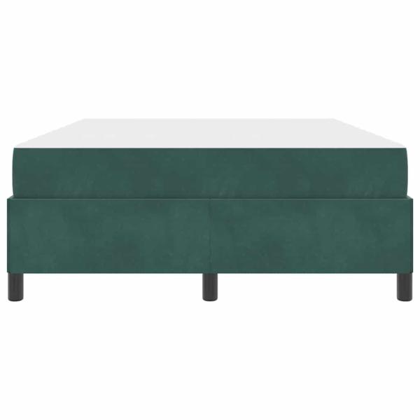 Bettgestell Sonstiges Weiß und Hellgrau 160 x 200 cm Samt