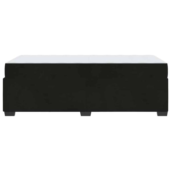 Bettgestell mit Matratze Sonstiges Schwarz 90 x 200 cm Samt