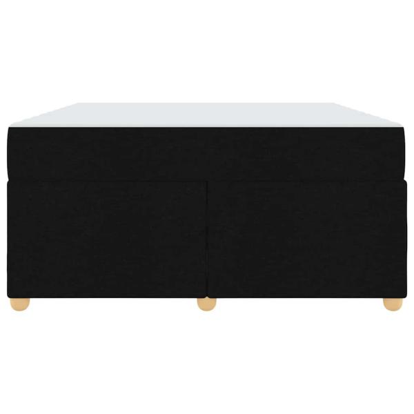 Bettgestell mit Matratze Sonstiges Schwarz 160 x 200 cm Stoff