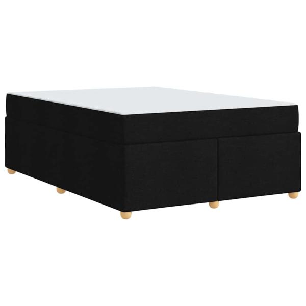 Bettgestell mit Matratze Sonstiges Schwarz 160 x 200 cm Stoff
