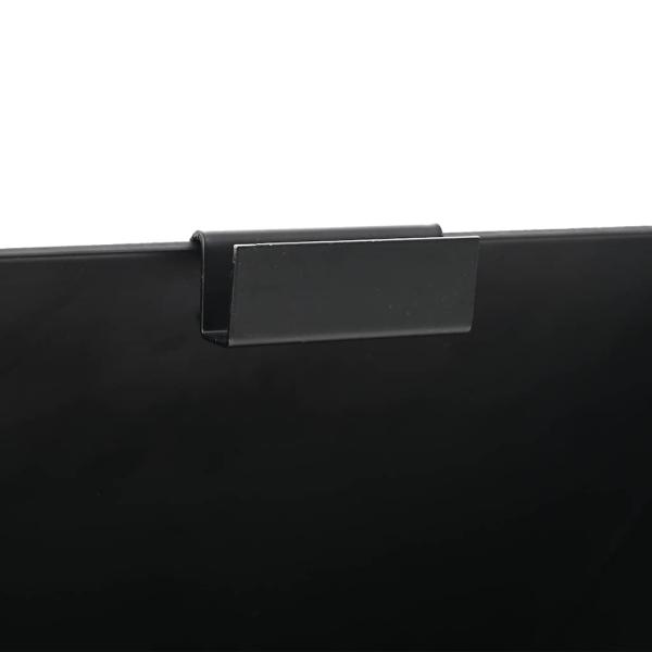 Kugelfang Schwarz 31 x 23 x 31.5 cm Stahl