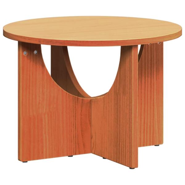 Couchtisch Braun 50 x 50 x 35 cm Massivkiefer