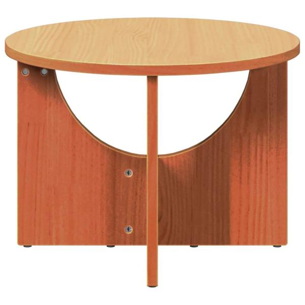 Couchtisch Braun 50 x 50 x 35 cm Massivkiefer