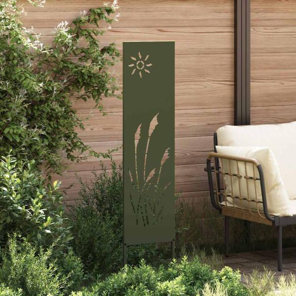 Garten dekoratives Panel Olivgrün 32 x 140 cm