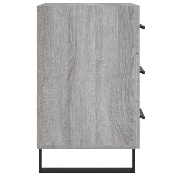Nachttisch Grau Sonoma 40x40x66 cm Holzwerkstoff