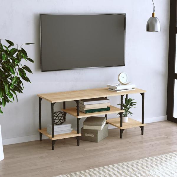ARDEBO.de - TV-Schrank Sonoma-Eiche 102x35x45,5 cm Holzwerkstoff