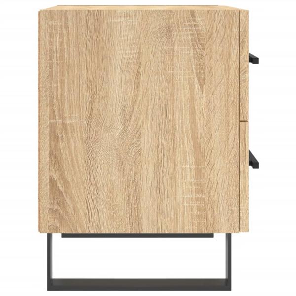 Nachttische 2 Stk. Sonoma-Eiche 40x35x47,5 cm Holzwerkstoff
