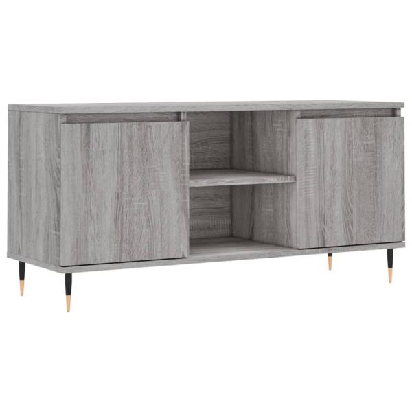 TV-Schrank Grau Sonoma 104x35x50 cm Holzwerkstoff