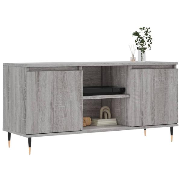TV-Schrank Grau Sonoma 104x35x50 cm Holzwerkstoff