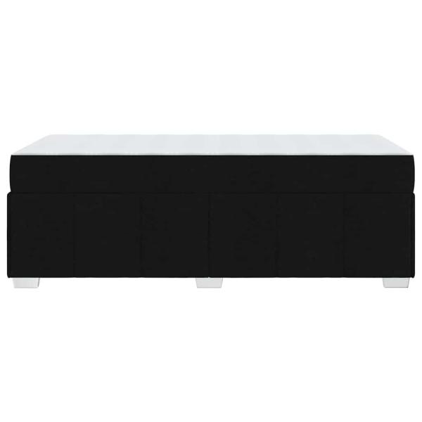 Bettgestell Schwarz 80 x 200 cm Stoff