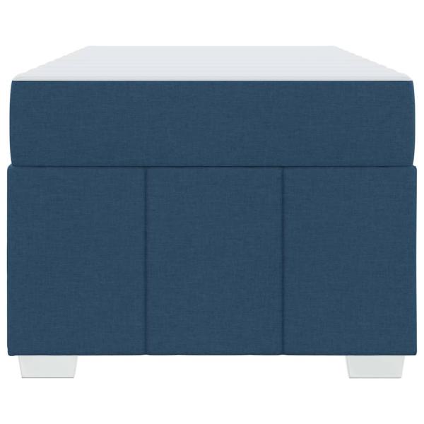Bettgestell Blau 100 x 200 cm Stoff