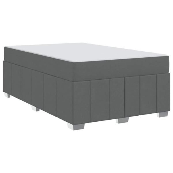 Bettgestell Dunkelgrau 120 x 200 cm Stoff