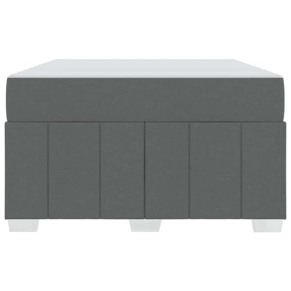 Bettgestell Dunkelgrau 120 x 200 cm Stoff
