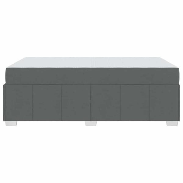 Bettgestell Dunkelgrau 120 x 200 cm Stoff