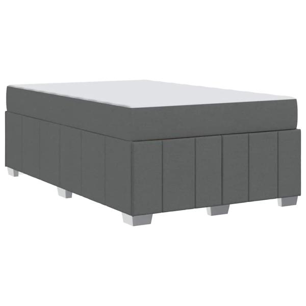 Bettgestell Dunkelgrau 120 x 200 cm Stoff