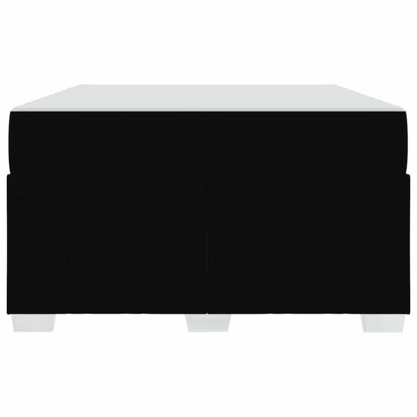 Bettgestell Schwarz 120 x 200 cm Stoff