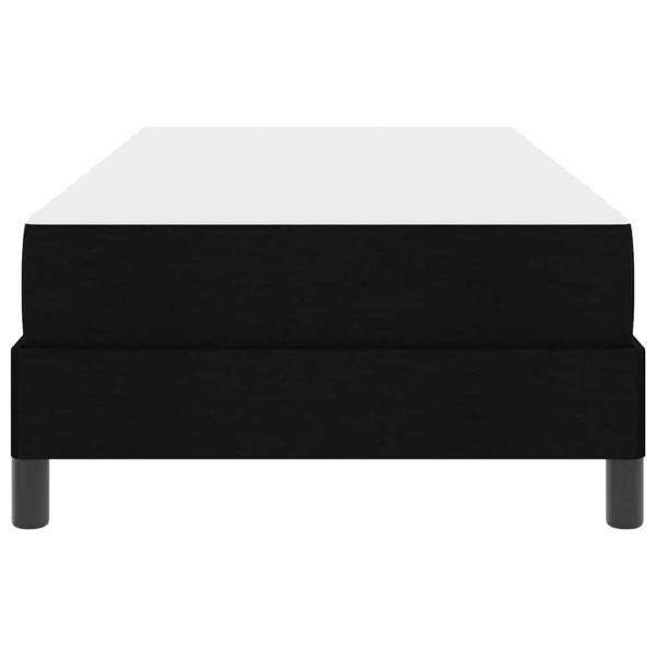 Boxspringbett Sonstiges Schwarz 80 x 200 cm Stoff