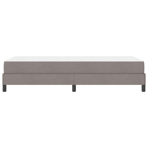 Boxspringbett Sonstiges Taupe 90 x 190 cm Stoff