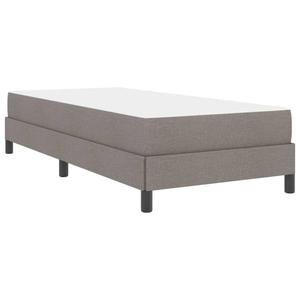Boxspringbett Sonstiges Taupe 90 x 190 cm Stoff