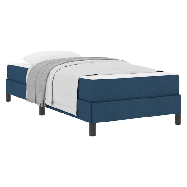 Boxspringbett Sonstiges Blau 90 x 190 cm Stoff