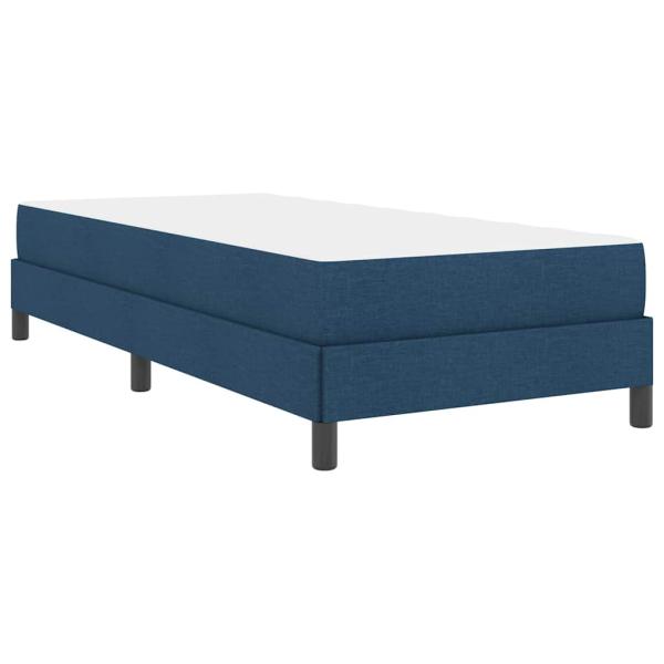 Boxspringbett Sonstiges Blau 90 x 190 cm Stoff