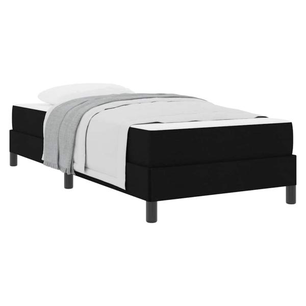 Boxspringbett Sonstiges Schwarz 90 x 200 cm Stoff