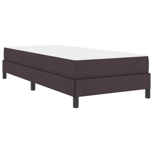 Boxspringbett Sonstiges Dunkelbraun 90 x 200 cm Stoff