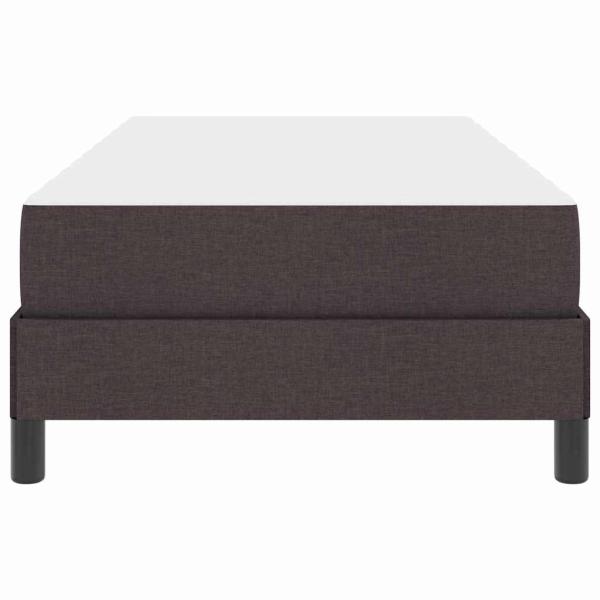 Boxspringbett Sonstiges Dunkelbraun 90 x 200 cm Stoff
