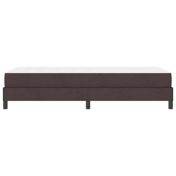 Boxspringbett Sonstiges Dunkelbraun 90 x 200 cm Stoff
