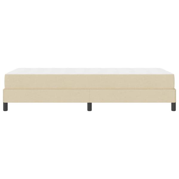Boxspringbett Sonstiges Creme 90 x 200 cm Stoff
