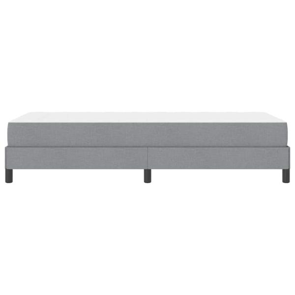 Boxspringbett Sonstiges Hellgrau 100 x 200 cm Stoff