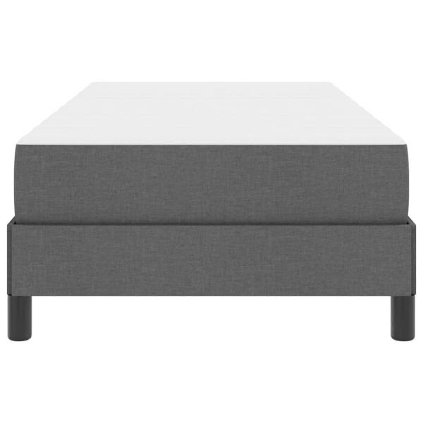 Boxspringbett Sonstiges Dunkelgrau 100 x 200 cm Stoff
