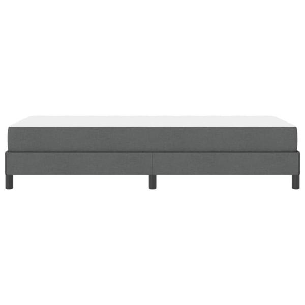 Boxspringbett Sonstiges Dunkelgrau 100 x 200 cm Stoff