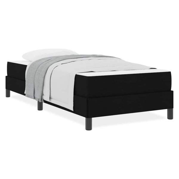 Boxspringbett Sonstiges Schwarz 100 x 200 cm Stoff