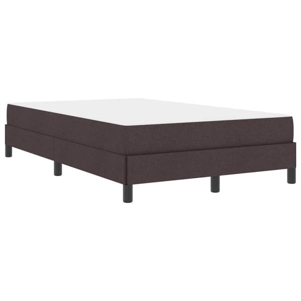 Boxspringbett Sonstiges Dunkelbraun 120 x 190 cm Stoff
