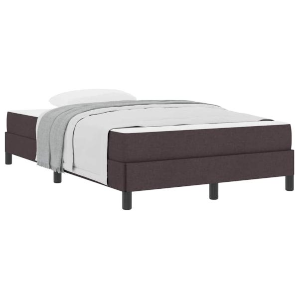 Boxspringbett Sonstiges Dunkelbraun 120 x 190 cm Stoff