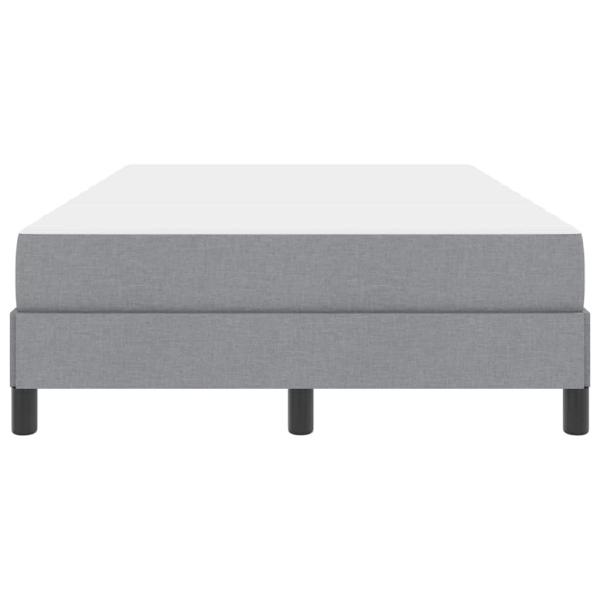 Boxspringbett Sonstiges Hellgrau 120 x 200 cm Stoff