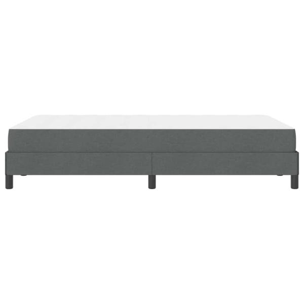 Boxspringbett Sonstiges Dunkelgrau 120 x 200 cm Stoff