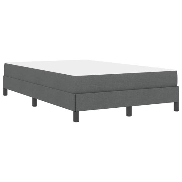Boxspringbett Sonstiges Dunkelgrau 120 x 200 cm Stoff