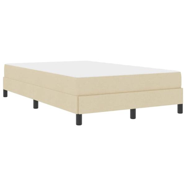Boxspringbett Sonstiges Creme 120 x 200 cm Stoff