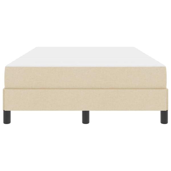 Boxspringbett Sonstiges Creme 120 x 200 cm Stoff