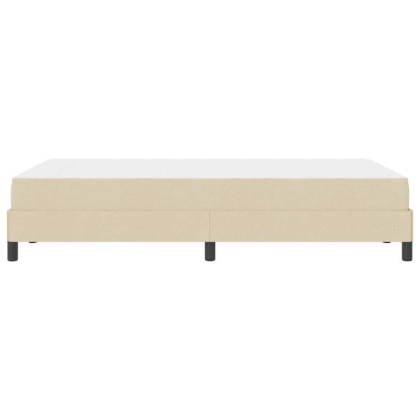 Boxspringbett Sonstiges Creme 120 x 200 cm Stoff