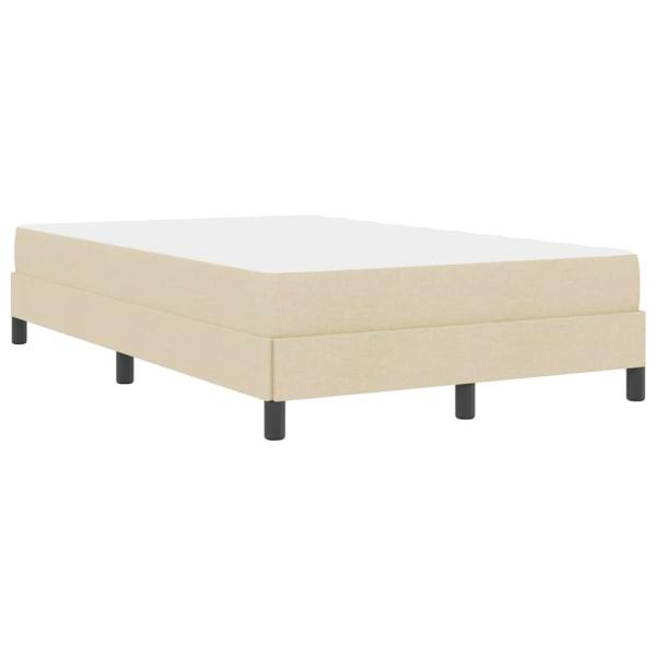 Boxspringbett Sonstiges Creme 120 x 200 cm Stoff