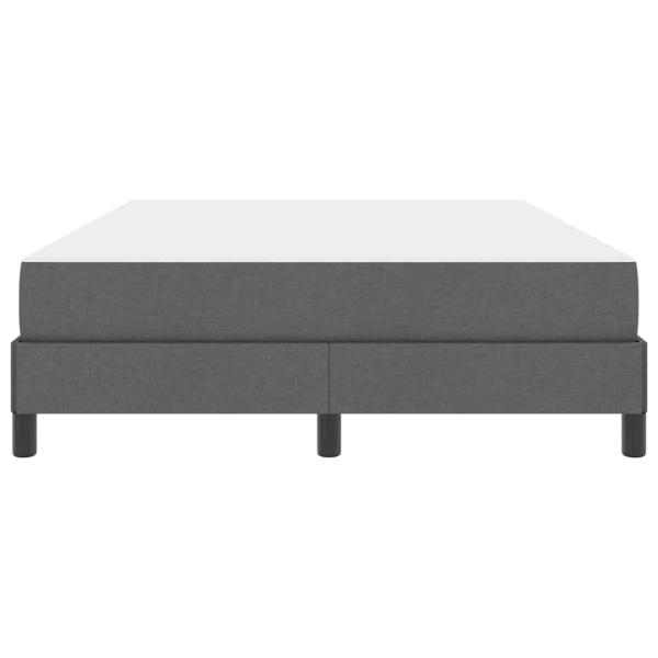 Boxspringbett Sonstiges Dunkelgrau 140 x 190 cm Stoff