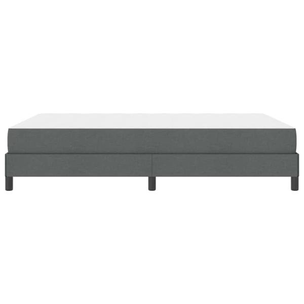 Boxspringbett Sonstiges Dunkelgrau 140 x 190 cm Stoff