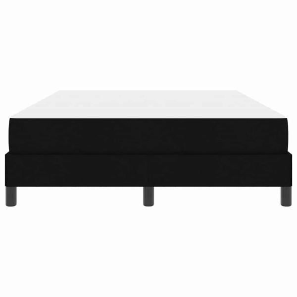 Boxspringbett Sonstiges Schwarz 140 x 190 cm Stoff