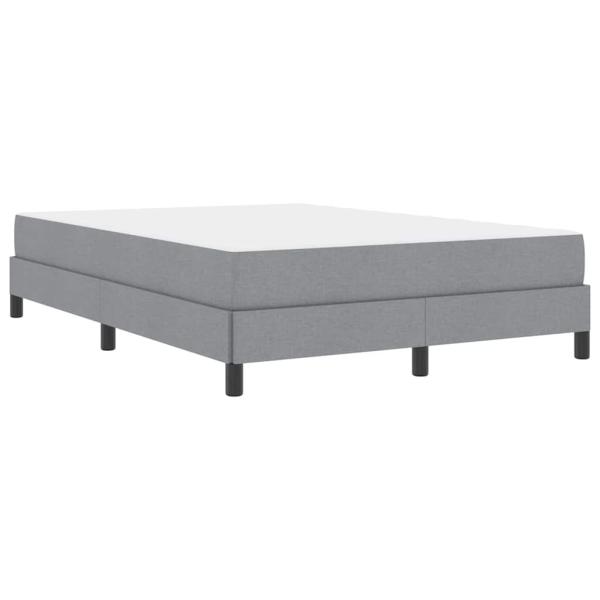 Boxspringbett Sonstiges Hellgrau 140 x 200 cm Stoff
