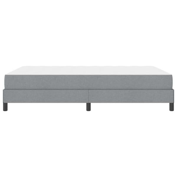Boxspringbett Sonstiges Hellgrau 140 x 200 cm Stoff